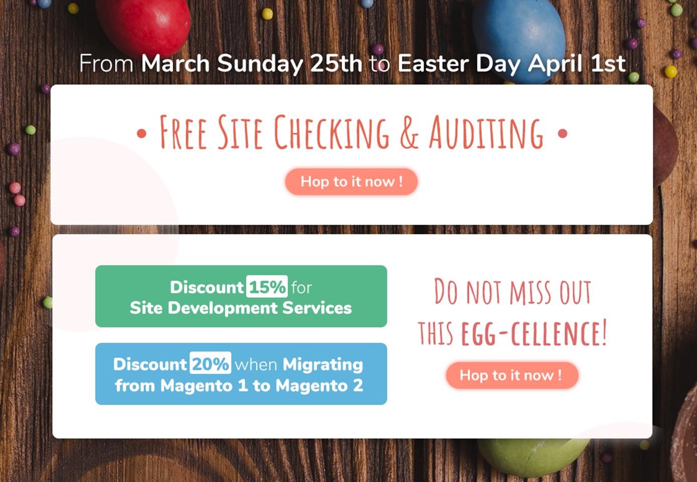 Magento Easter Promotion